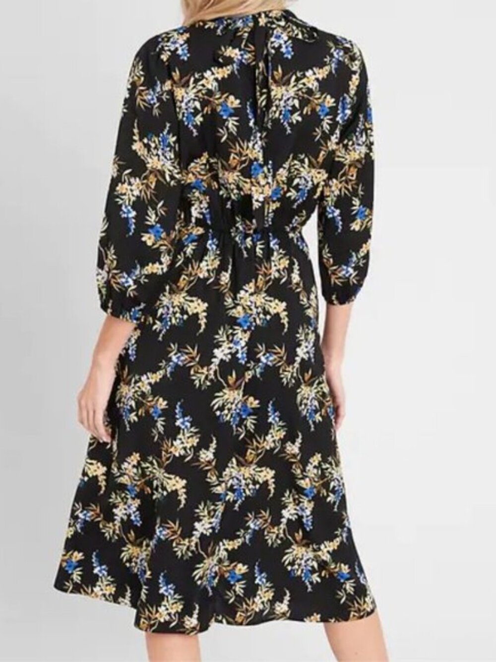 Banana Republic Covered-Button Midi Dress - Picture 3 of 15
